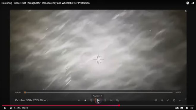 米下院のUFO公聴会で、米ミサイルが謎の球体にはね返される映像が公開 ─ 「UFOが危うくロシアのICBM発射を引き起こすところだった」との証言も